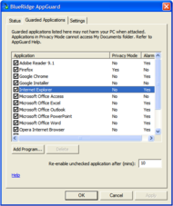 AppGuard screenshot